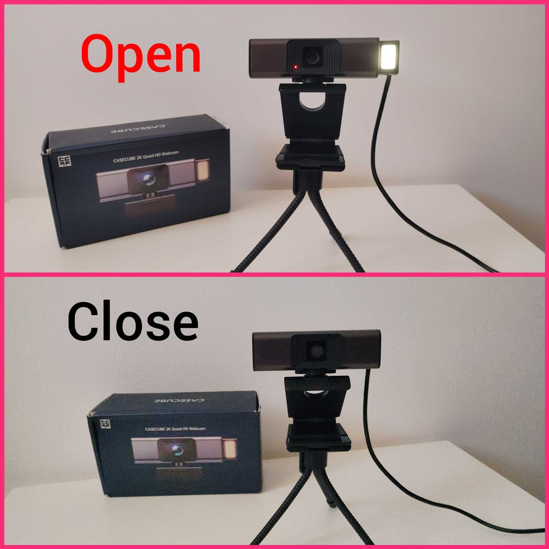 США 2K Quad HD Вебкамера SONY Широкоугольная 120° + Штатив Веб камера