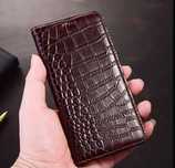 Samsung Galaxy S24 Ultra кожаный чехол-раскладушка для телефона