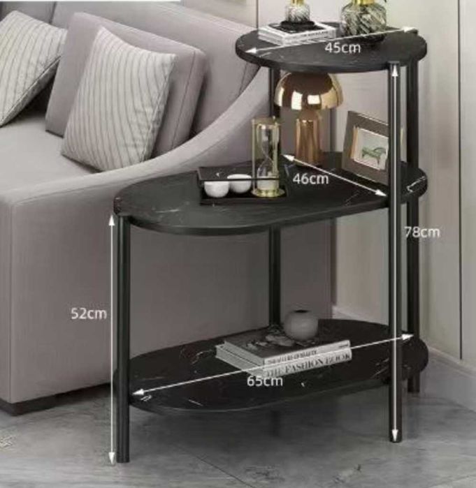 Компактна холна масичка с 3 рафта