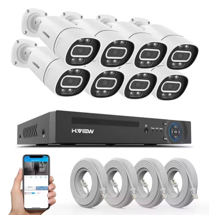 KIT Complet Camere Supraveghere Video 4/8/12 CAMERE **OFERIM MONTAJ