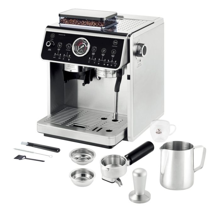 Aparat cafea espresso  ZASS Pro Line ZEM 11, Putere 2800w cu manometru