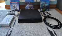 Playstation 4 slim + controller + 14 Игри