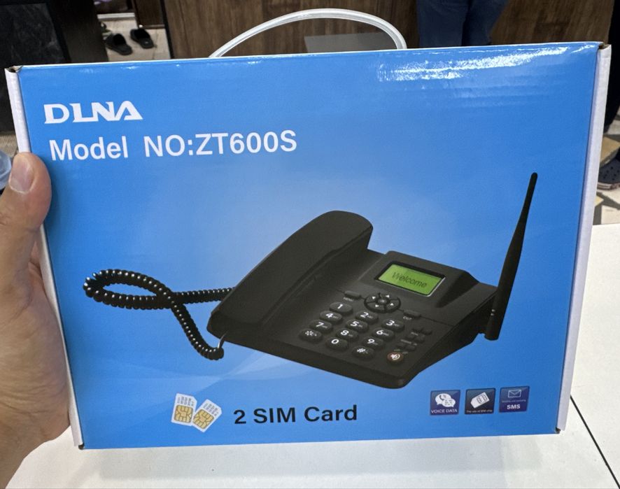 Стационарные Телефон GSM Dual DLNA ZT600s 1-Месяц Гарантия.