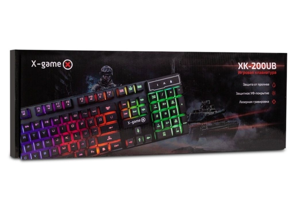 Клавиатура RGB X-Game игровая