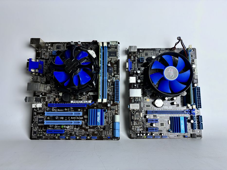 Материнские платы 1155 сокет с core i3, amd A4 3400 платы FM1 сокет