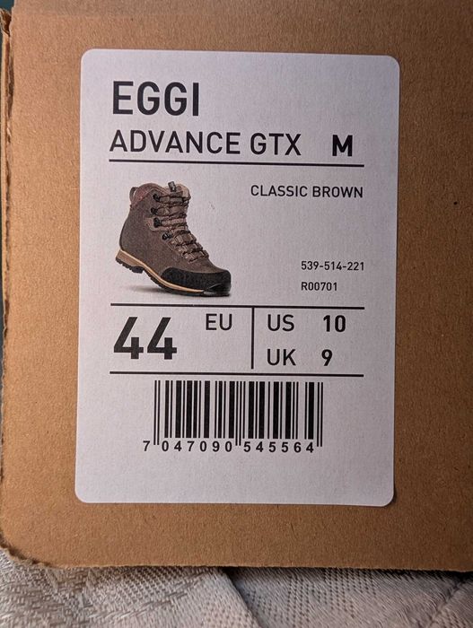 Туристически трекинг обувки - Eggi ADVANCE GTX M Classic Brown