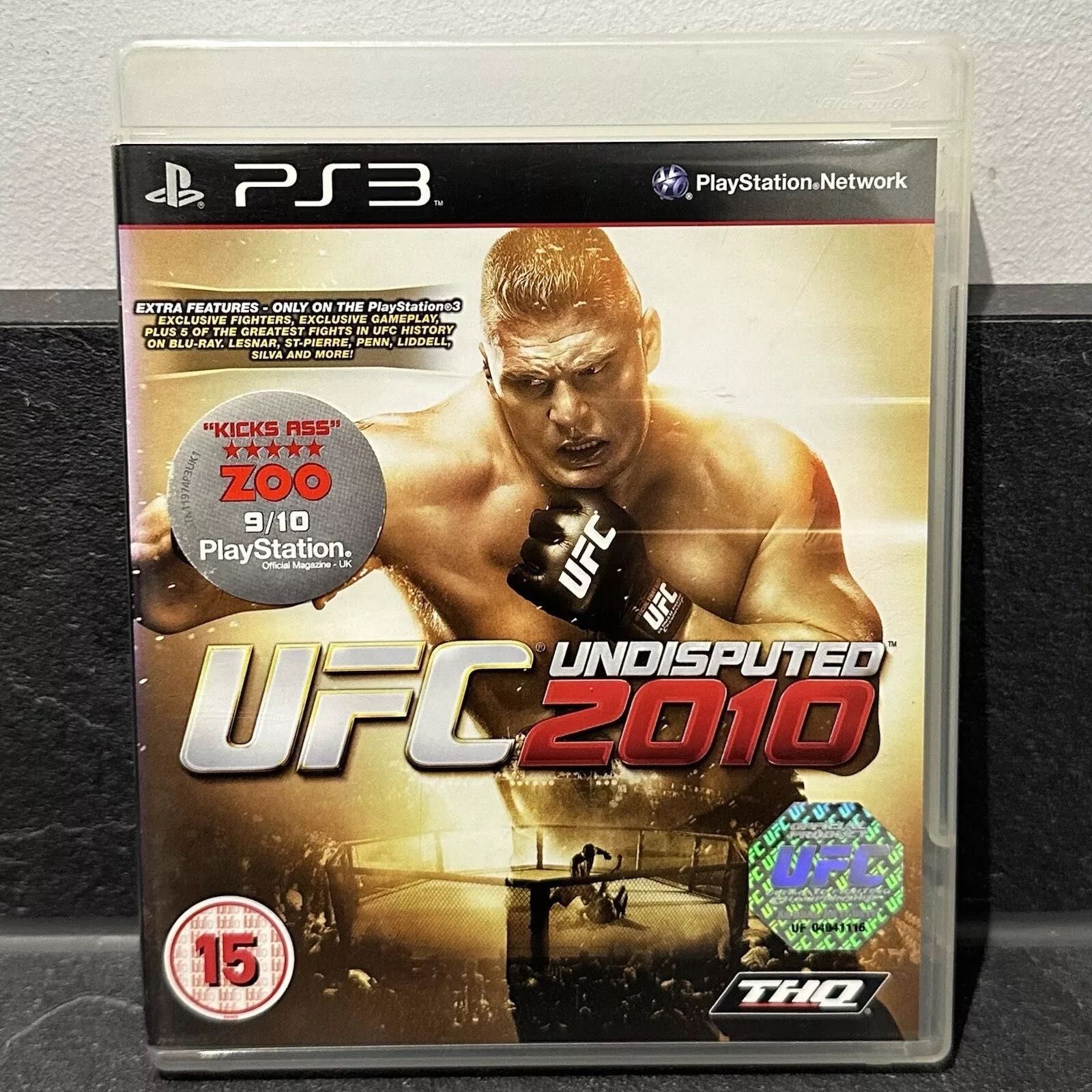 UFC Undisputed 2010 PlayStation 3 PS3 ПС3