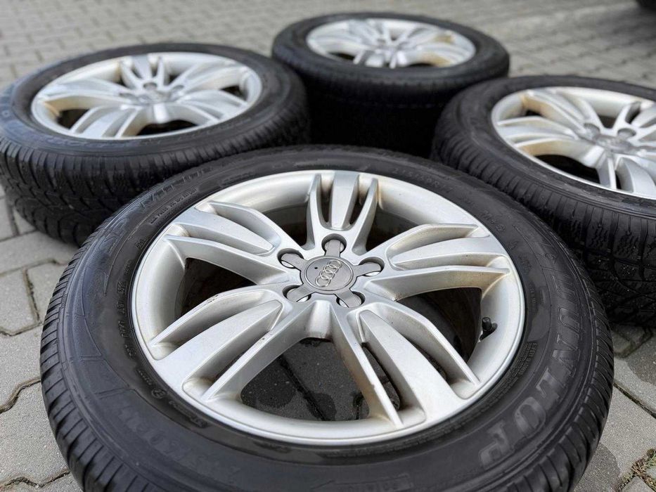 Set jante Audi originale + anvelope DUNLOP 215/60 R17 de iarna