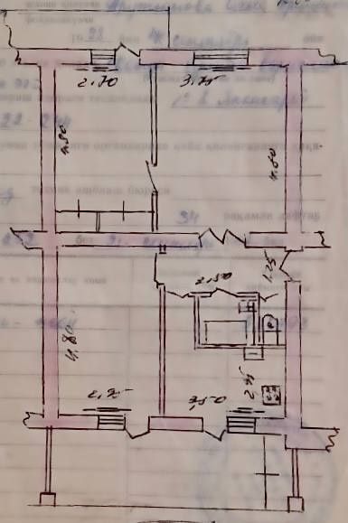 Продаётся 3/3/4 на Ц-7 80м² ор-р: Кафе "Украина"