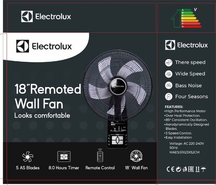 Electrolux devor ventilyator (настенный вентилятор)