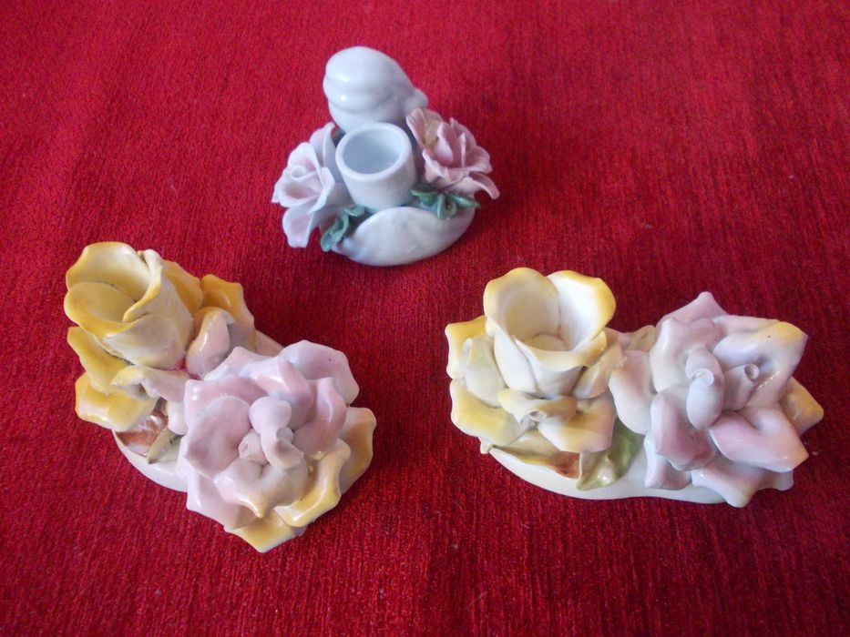 Cinci piese bibelouri de portelan