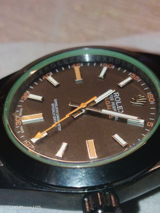 Rolex Oyster Perpetual Milgauss Черен Оригинал