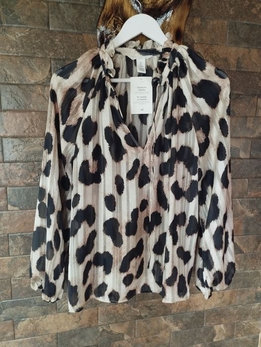 Bluză cu etichetă, H&M