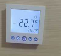 Termostat digital inteligent C16, 16A, Ecran LCD, Alb