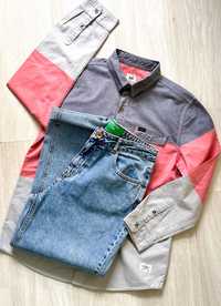 Benetton denim 30 номер & Lee denim риза