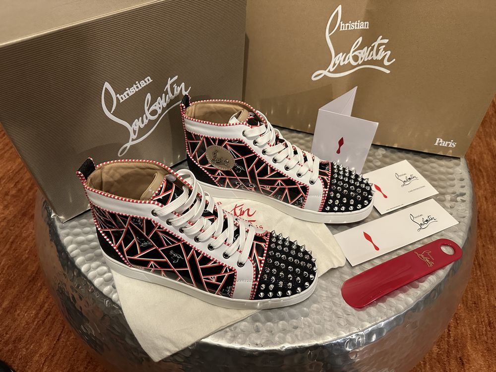 Sneakers Loubotin impecabili piele