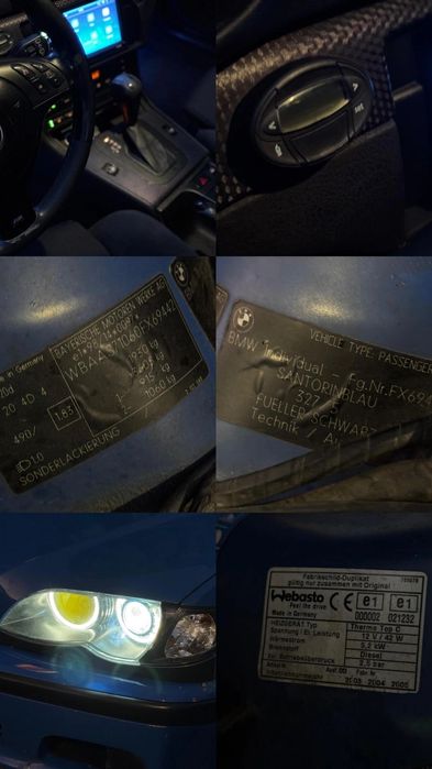 BMW E46 320d Individual Automata Trapa M pachet Shadow Line