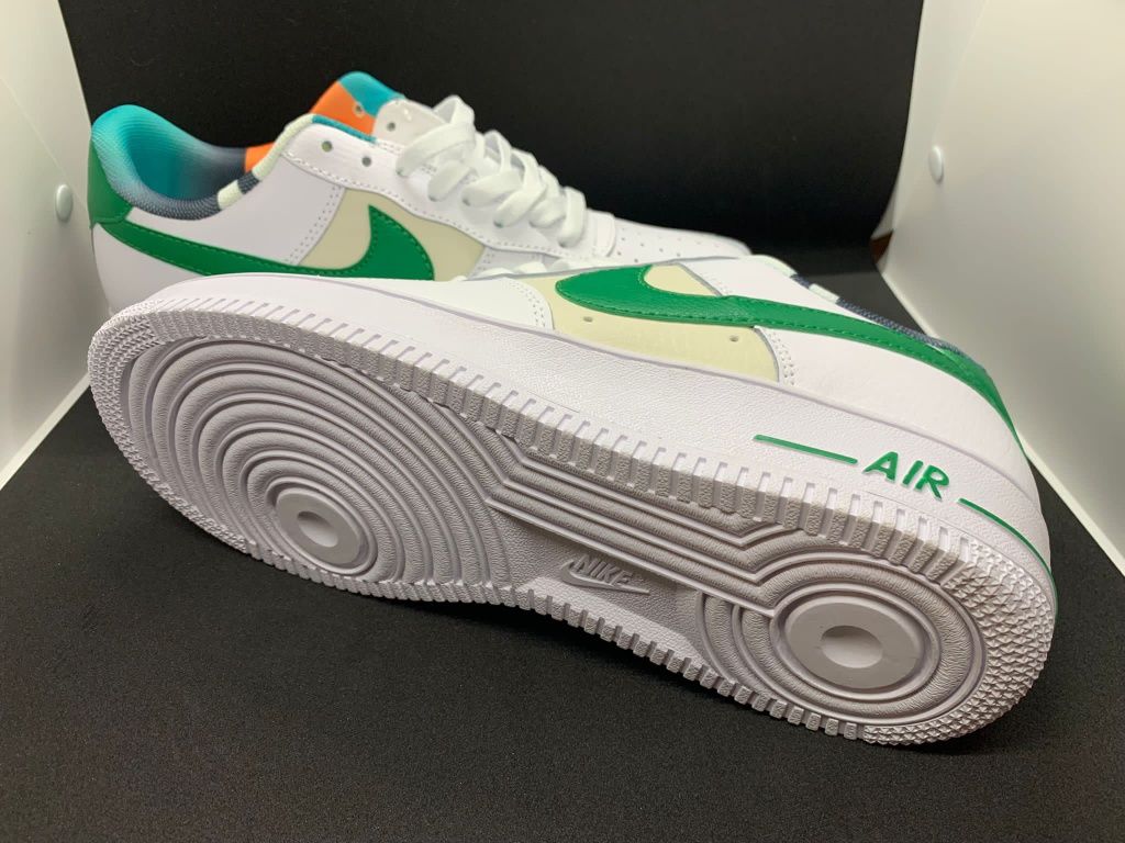 Nike Air Force 1 Low EMB (White/Malachite/Pearl White)