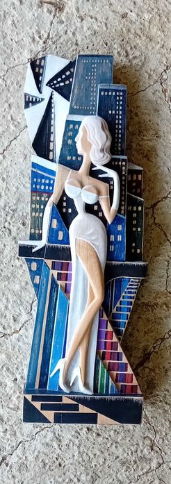 Пано. Авторска дърворезба.