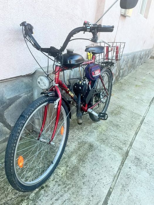 Dau la schimb bicicleta cu motor de 80cc pentru trotineta electrica