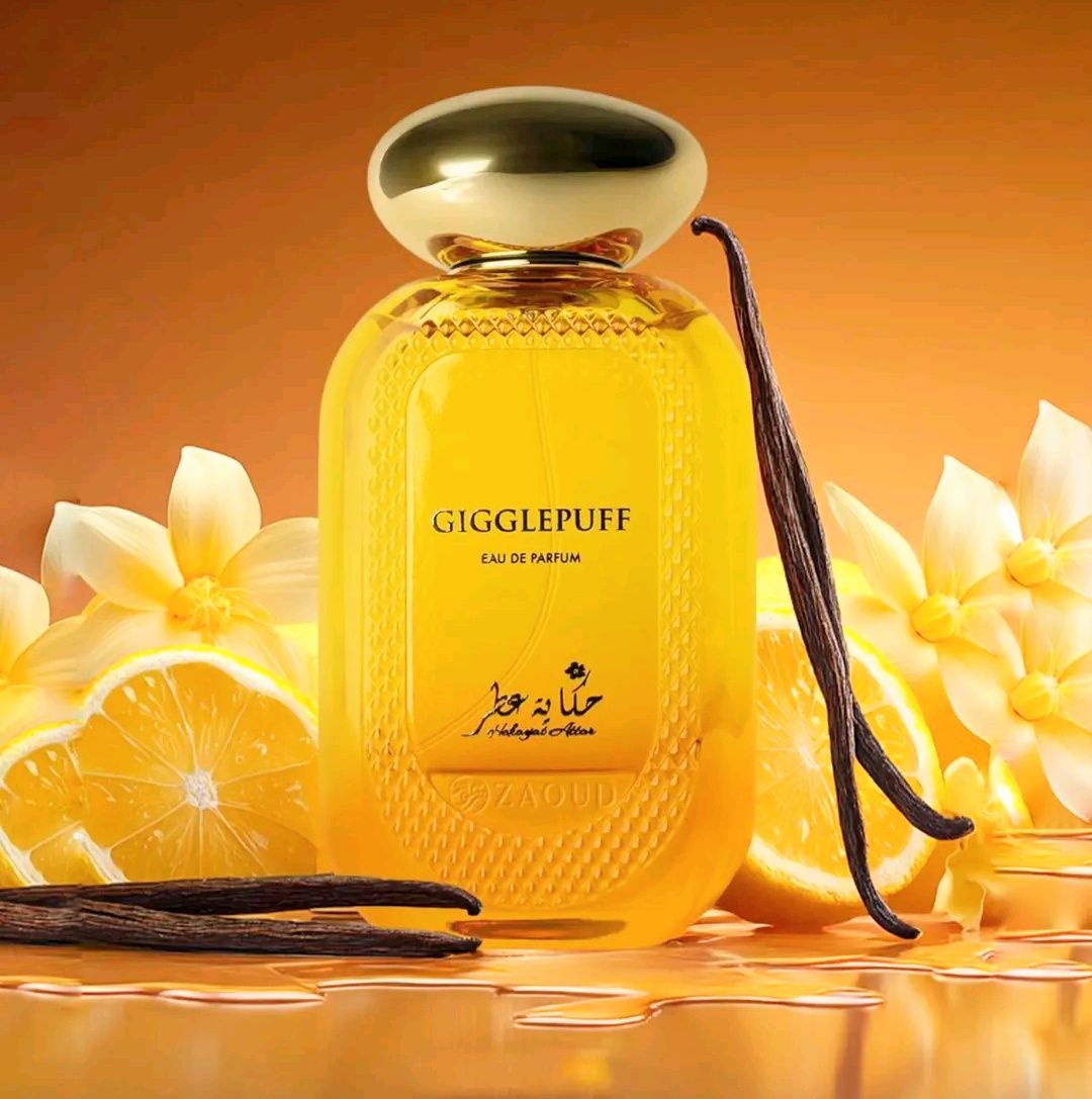Супер траен парфюм The Dua Brand Caramel mango Gigglepuf Hekayat attar