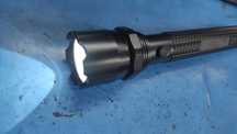 lanterna proiector 34cm lungime 3x1.5v aluminiu led 5w