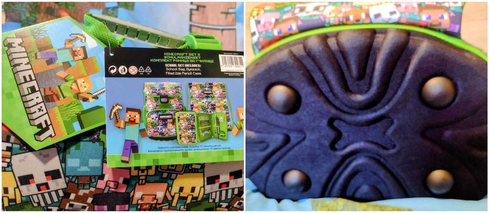 НОВА Ученическа раница Minecraft Ergonomic