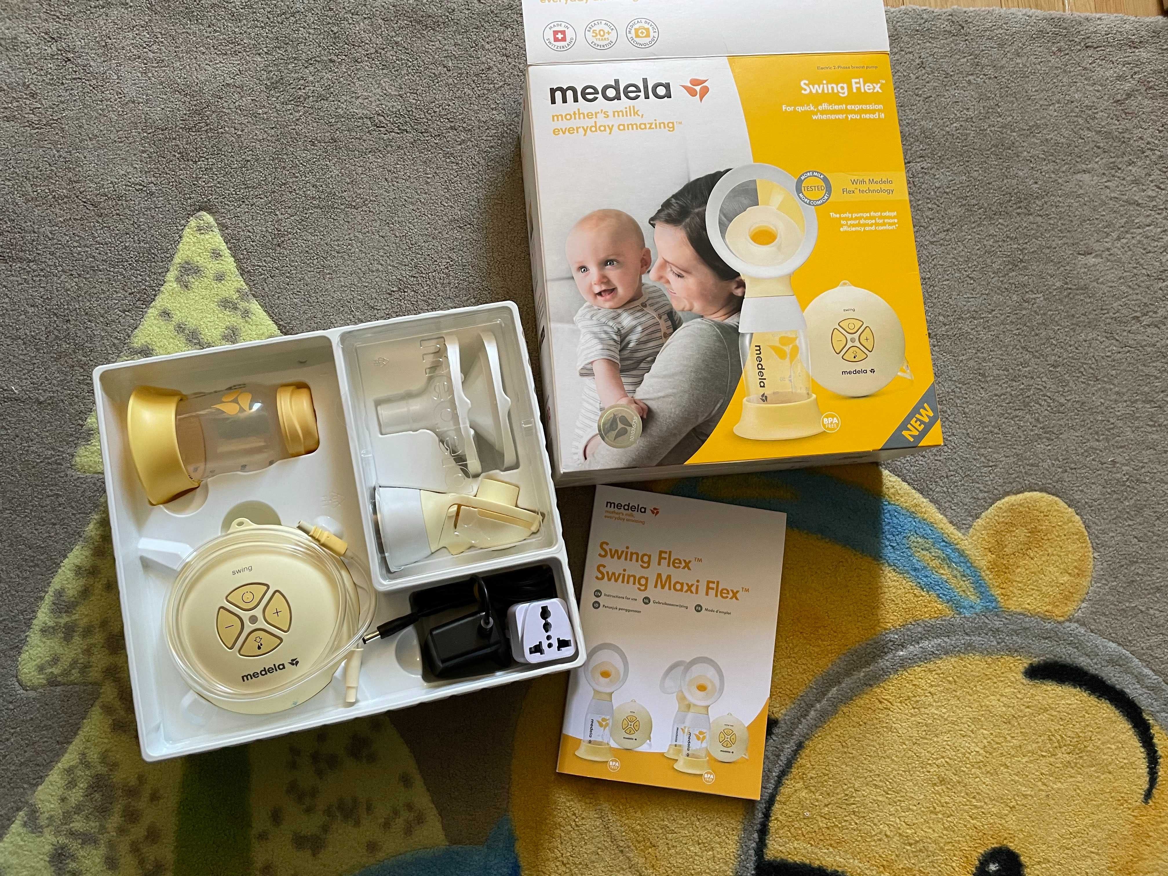 Електрическа помпа за кърма Medela Swing Flex + подарък
