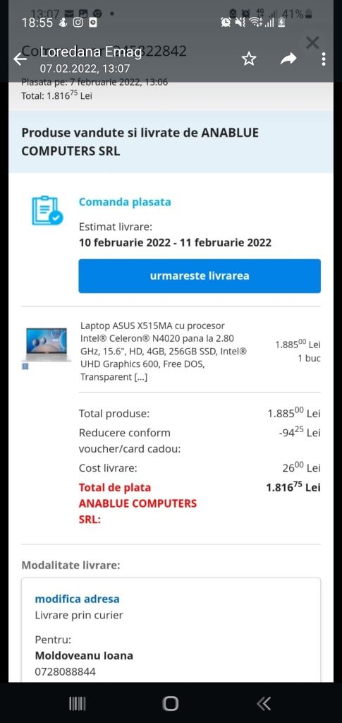 Laptop Asus X515MA