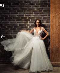 Сватбена рокля на дизайнер София Борисова модел 2023