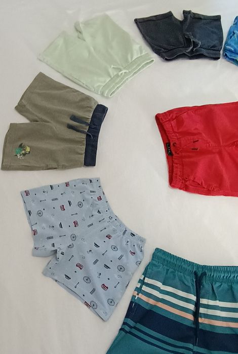 Lot 10 perechi pantaloni scurți copii