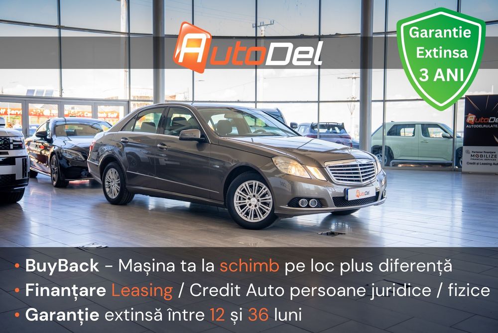 Mercedes-Benz E E 200 BlueEFFICIENCY / 136CP / Pilot automat / Senzori