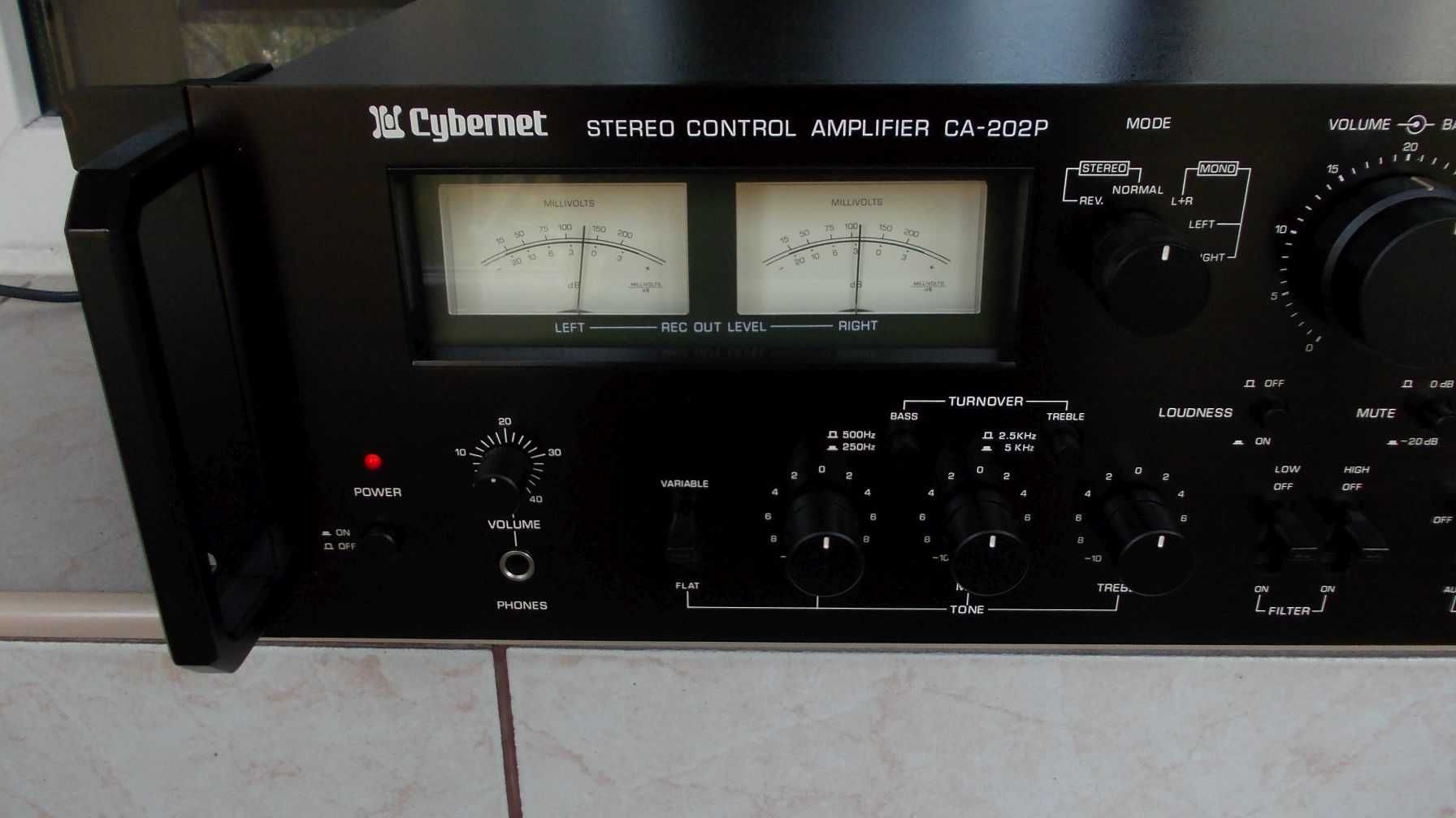 Preamplificator CYBERNET CA-202P mixer corector ton,vintage 1978