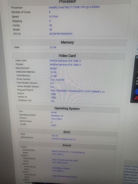 Legendarul Acer Predator g6 cu placa video GTX 1080 TI