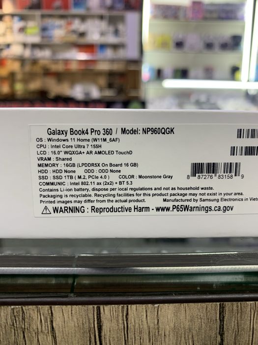 Новый SAMSUNG Galaxy Book 4 pro 360