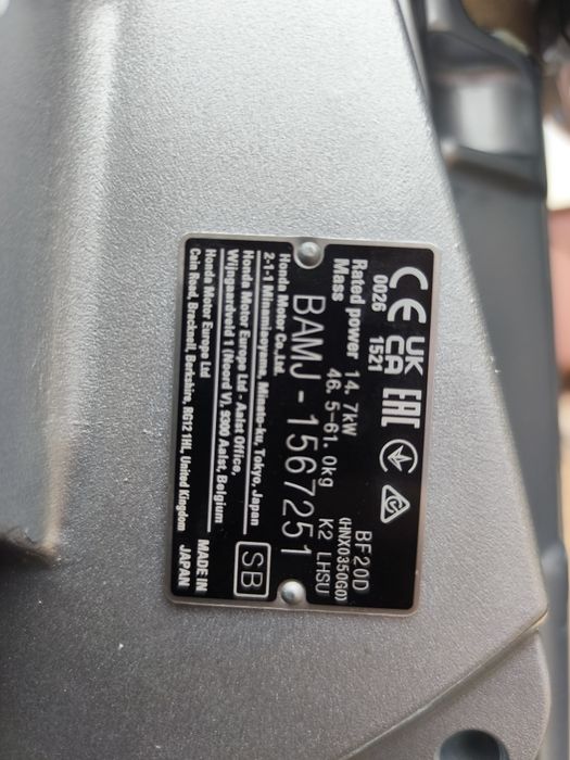 Motor barcă HONDA 20 CP nou 2025