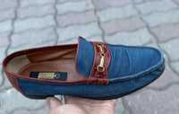 Мокасины ,туфли от Zilli оригинал Италия кожа аллигатора, позолота 24к