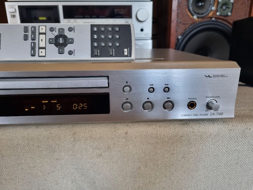 Cd player Onkyo DX-7355. CD, CD-R Audio, MP3. Impecabil.