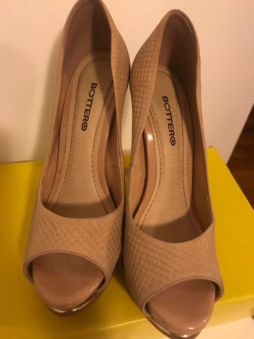 Италиански обувки естествена кожа