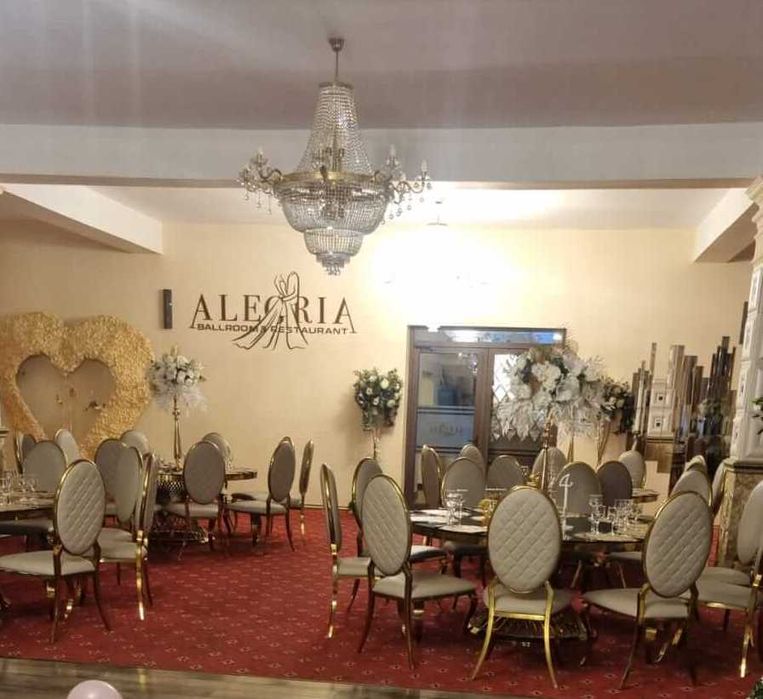 Scaune aurii de lux săli evenimente Ballroom, scaun BELLEVUE premium
