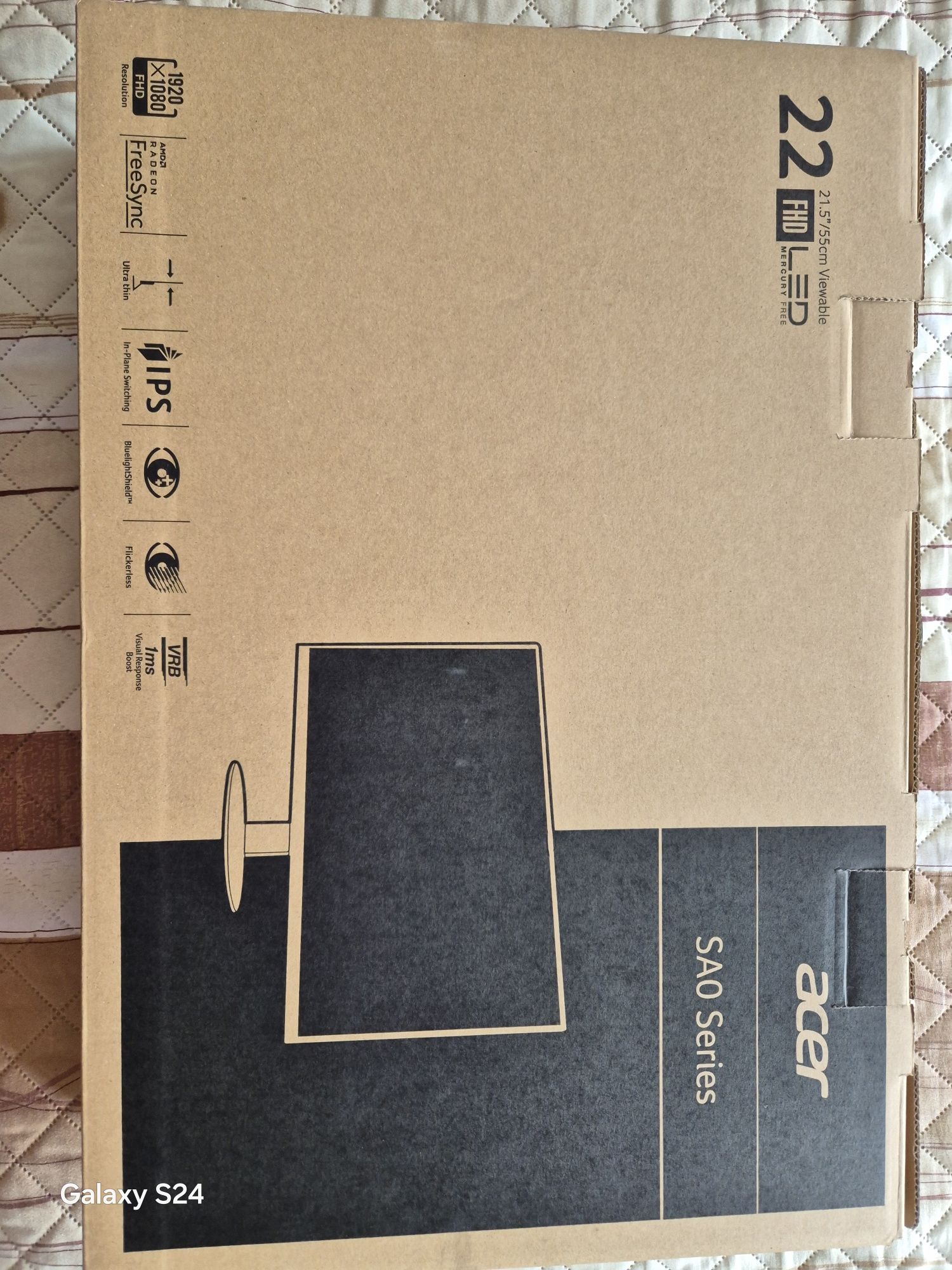 Acer 22inch FULL HD 1080p IPS 75hz