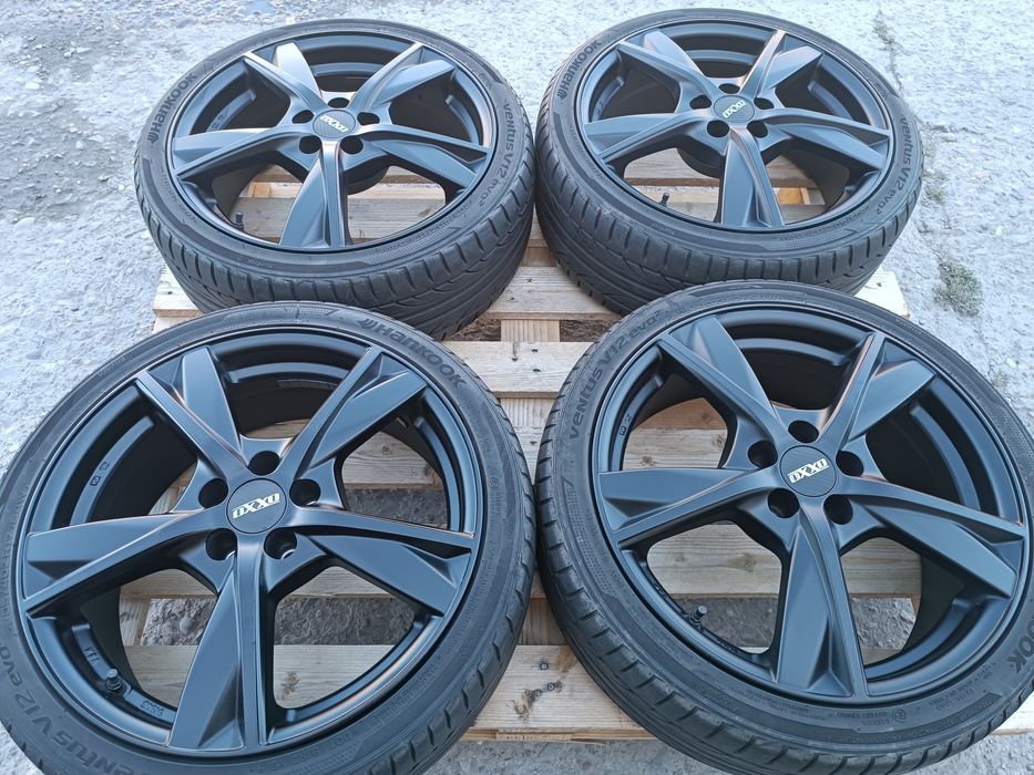 Лети джанти 17ки 5х100 Oxxo + летни гуми 205/40/17 Hankook