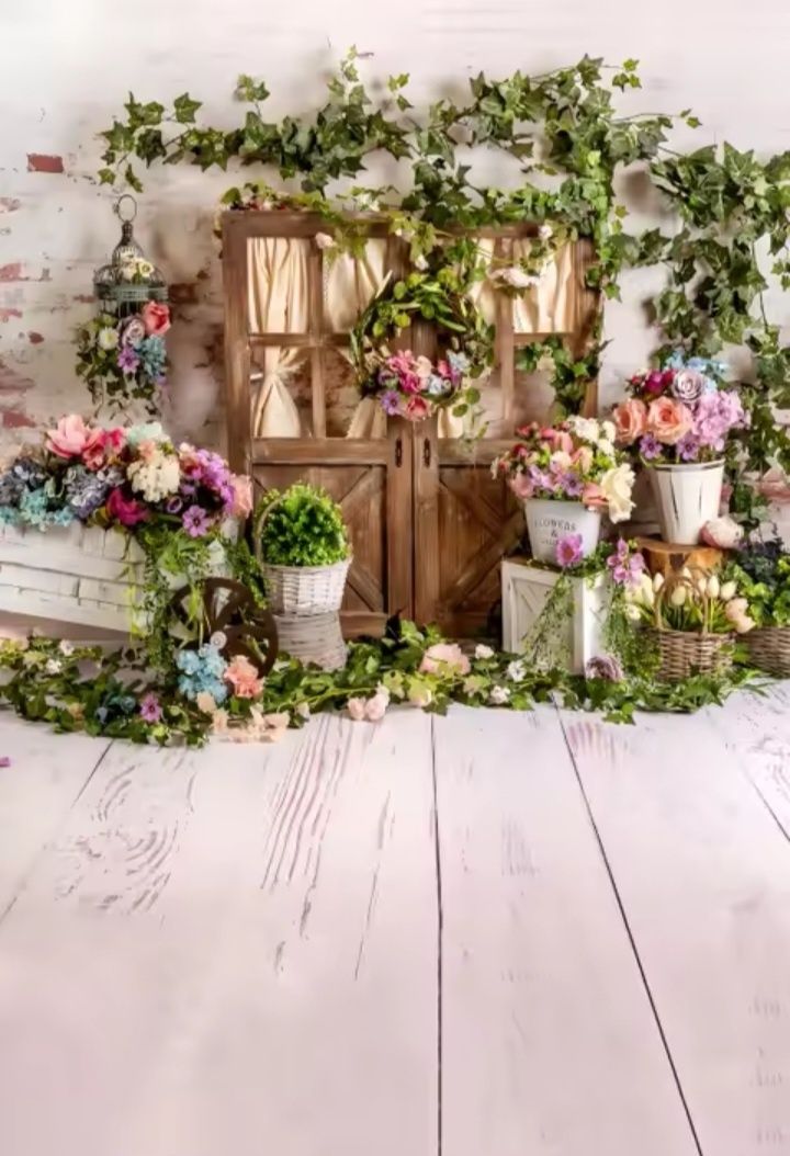 Fundal Foto Paște Primavara 8 Martie Poliester 200x300 Decor Foto