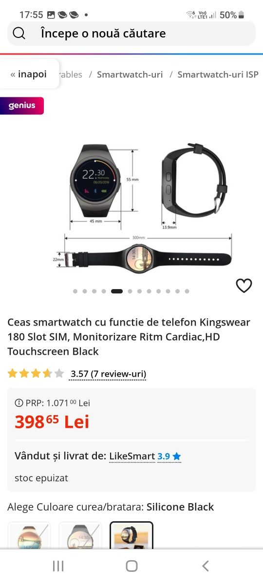 Ceas Smartwatch ca nou