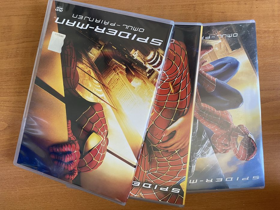 Colecția de DVD-uri a Trilogiei Spider-Man