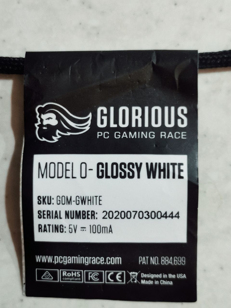 Компьютерная мышь Glorius model o- glossy white