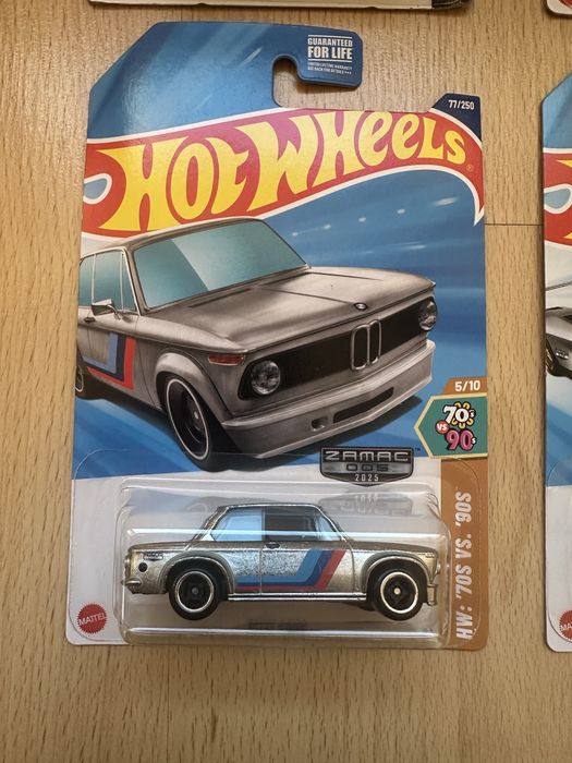 Hot Wheels ZAMAC - BMW 2002, Cadillac, ‘55 Chevy, Punk Rod