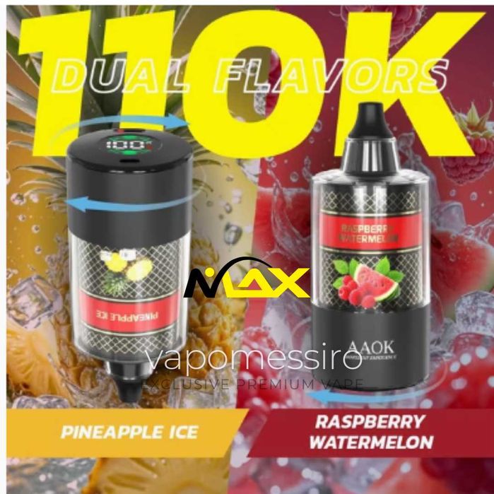 Unicul Vape cu Doua Arome din lume cu 110.000 de puffuri !