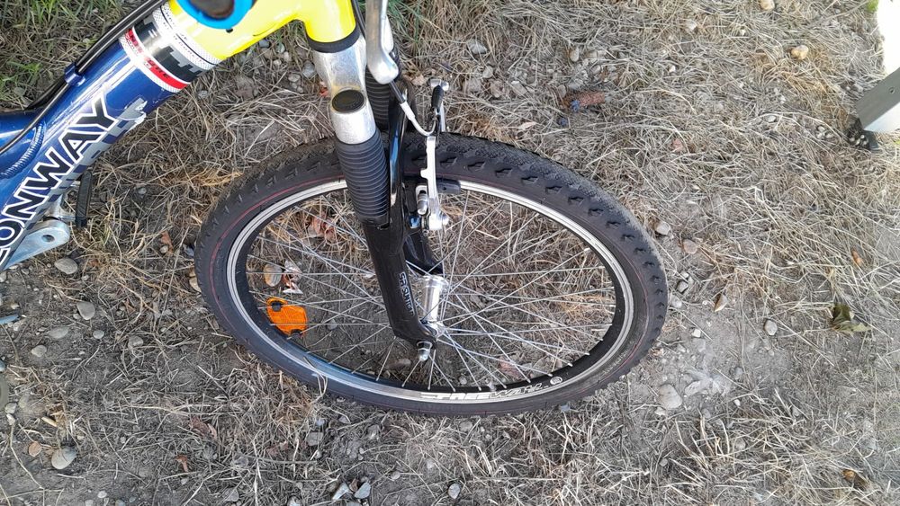 Bicicleta atb copii (9-14 ani) Conway,24 inchi, Aluminiu,7x3, Shimano