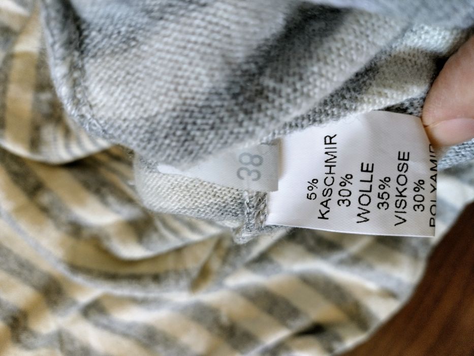 Дълга зимна рокля Makena Lei вълна и кашмир S-M